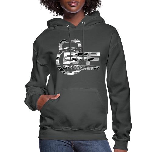 BFF Bootcamp Logo -Camo - Women's Hoodie