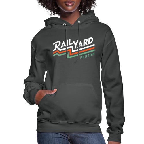 White/Color Railyard Logo - Women's Hoodie