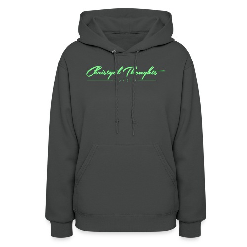 Christyal Thoughts C3N3T31 Lime png - Women's Hoodie