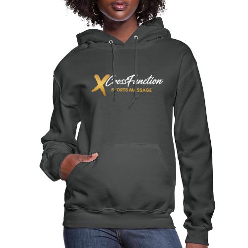 White XF SPORTS MASSAGE LOGO (front only) - Women's Hoodie