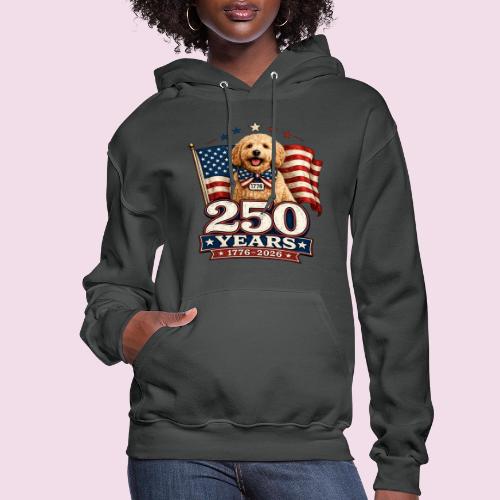 America 250 Dog Mom Goldendoodle - Women's Hoodie