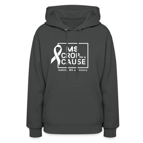 White Square Logo - Women's Hoodie