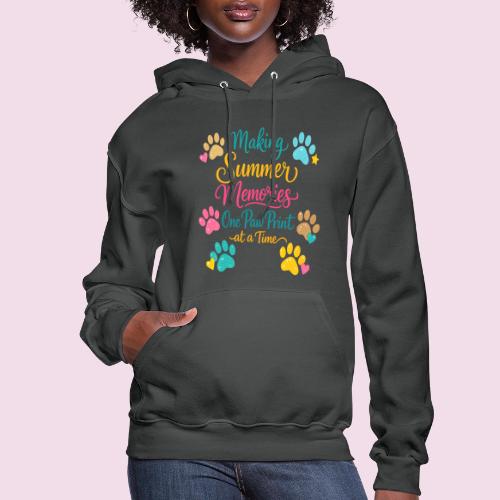 Making Summer Memories One Paw Print at a Time - Women's Hoodie