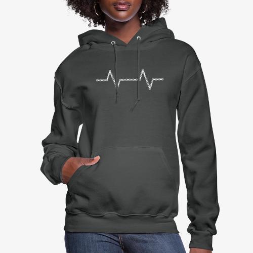 Bike Chain Heartbeat - Women's Hoodie