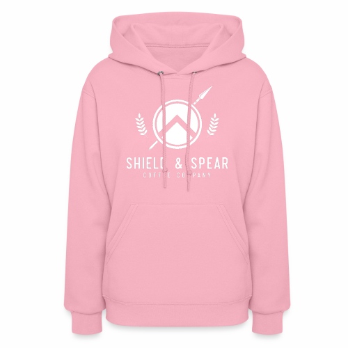 Shield and Spear White Logo - Women's Hoodie