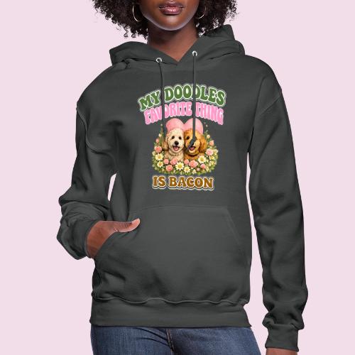 My Doodles Favorite Thing Is Bacon - Women's Hoodie