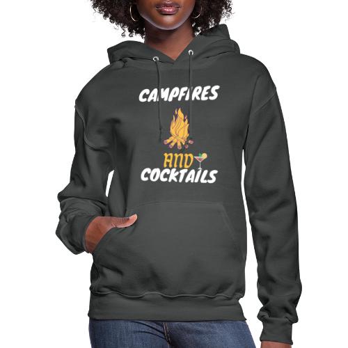 Campfires And Cocktails For Camping Lovers - Women's Hoodie