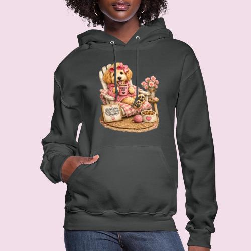 Just Enjoying Life Doodle Dog - Women's Hoodie