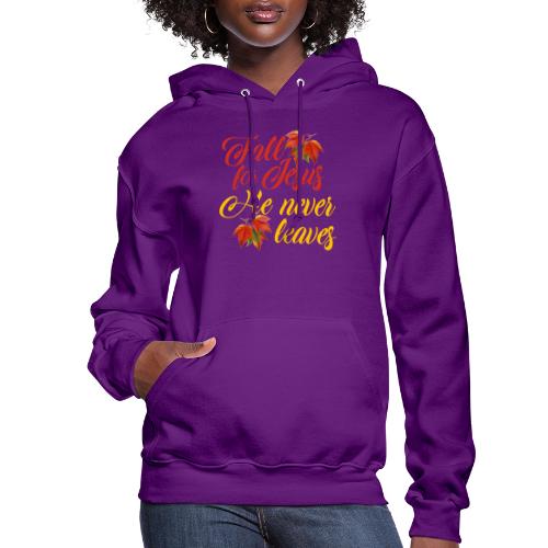 Fall for Jesus - Women's Hoodie
