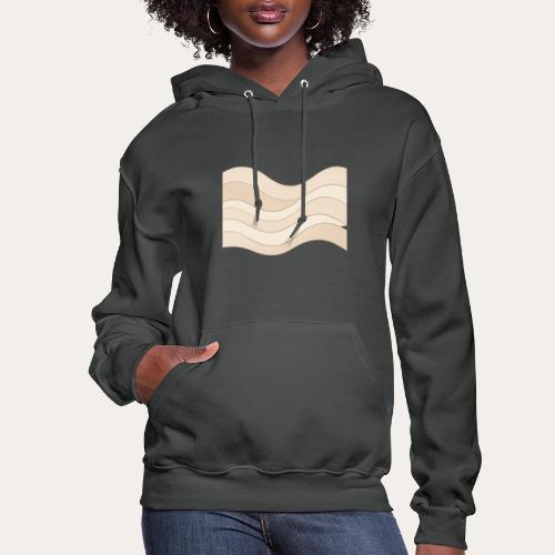 Soft Waves of Calm Relaxation - Women's Hoodie