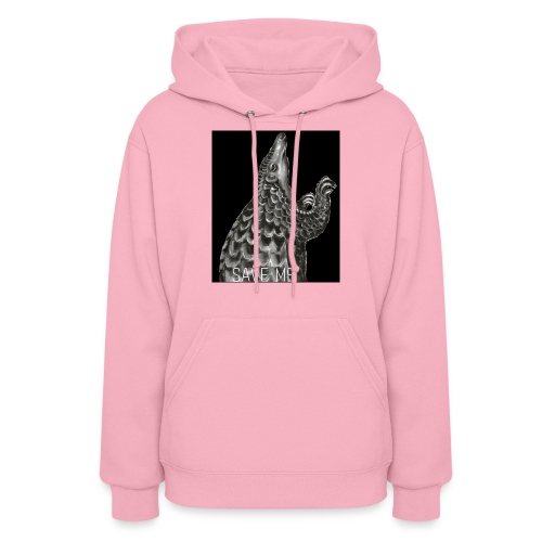 Pangolin with black background - Women's Hoodie