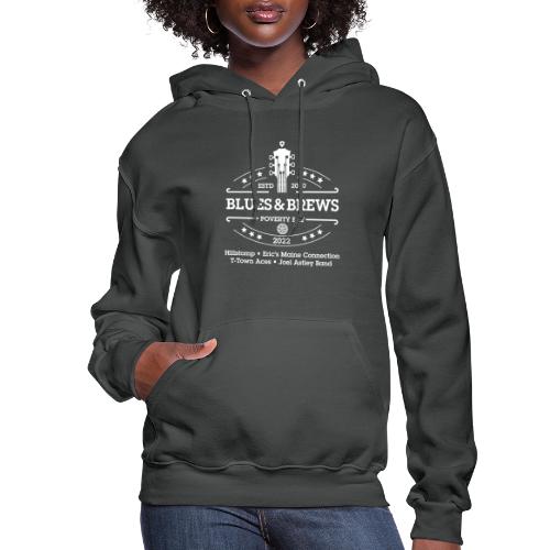 2022 WHITE Guitar - Bands Listed - Women's Hoodie