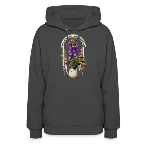 Spring Serenity Foxglove Tee, Easter Gift for wife - Women's Hoodie