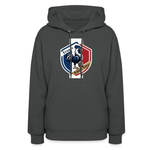 France Rooster T-Shirt, Bleu-Blanc-Rouge gift - Women's Hoodie