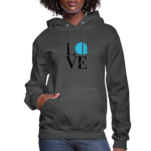 Love Yarn Teal - Women's Hoodie