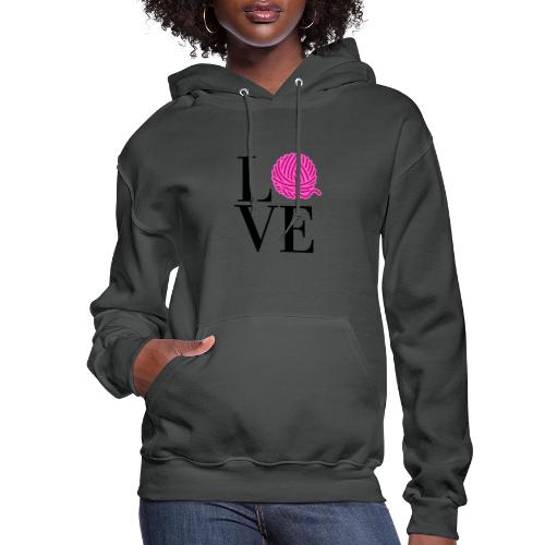 Love Yarn Pink - Women's Hoodie
