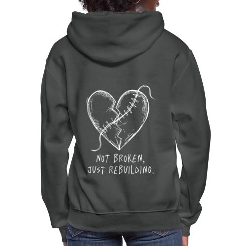 Broken Love Neon Heart - Women's Hoodie
