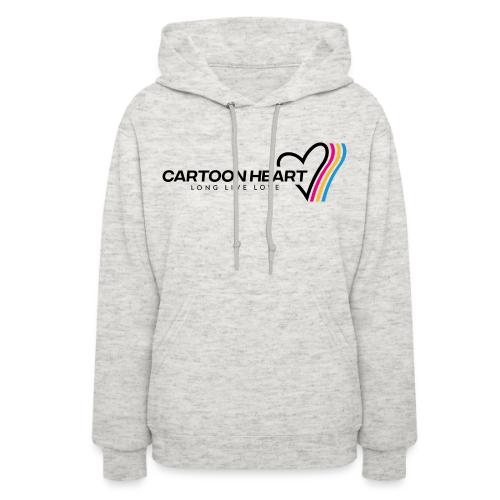 Cartoon Heart Logo Range - Women's Hoodie