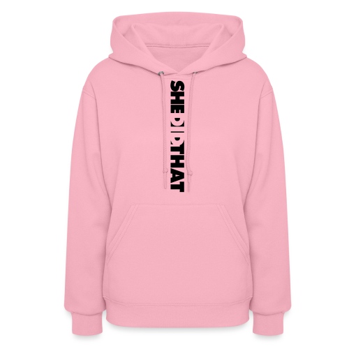 She Did That Large Design - Women's Hoodie