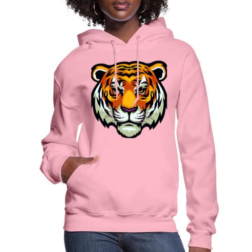 Tiger Fashion Feline Animal, Tiger Willing Success - Women's Hoodie