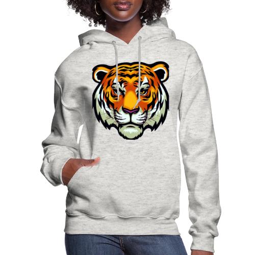 Tiger Fashion Feline Animal, Tiger Willing Success - Women's Hoodie