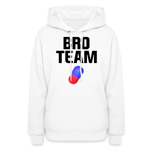 Bro Team Black Words Logo Women's T-Shirts - Women's Hoodie