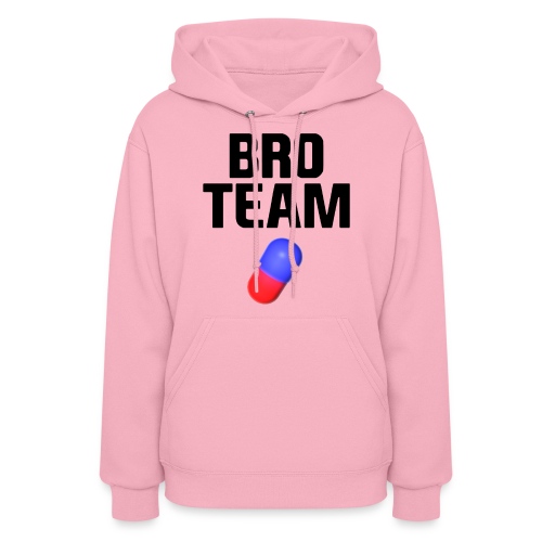 Bro Team Black Words Logo Women's T-Shirts - Women's Hoodie