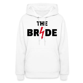 The Bride Flash (Hen Night Party / 2C POS) - Women's Hoodie - white - Front - Camila (177cm)