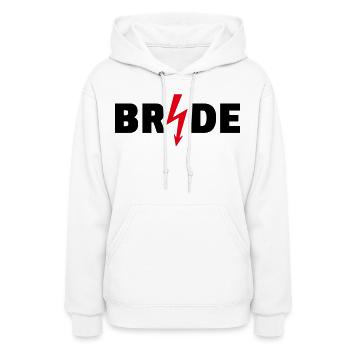 Bride Flash (Hen Night Party / 2C POS) - Women's Hoodie - white - Front - Camila (177cm)