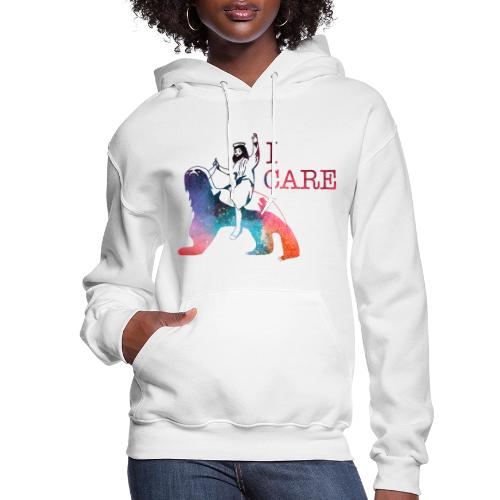 Jesus Cares Galaxy - Women's Hoodie