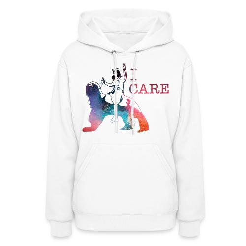 Jesus Cares Galaxy - Women's Hoodie