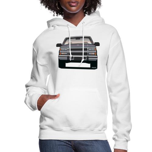 Design Icon: American Bowtie Silver Urban Truck - Women's Hoodie