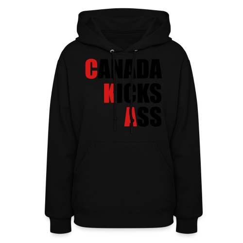 Canada Kicks Ass Vertical - Women's Hoodie