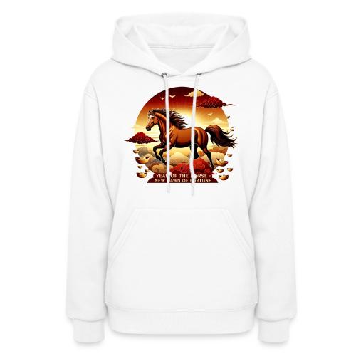 Year of the Horse Sunrise T Shirt, Lunar New Year - Women's Hoodie