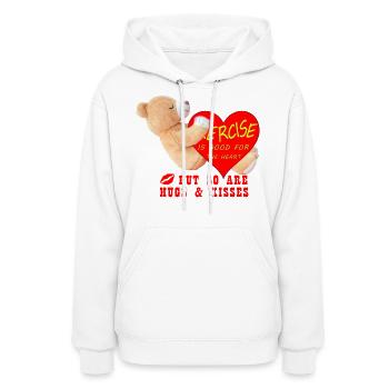 Exercise - Women's Hoodie - white - Front - Camila (177cm)