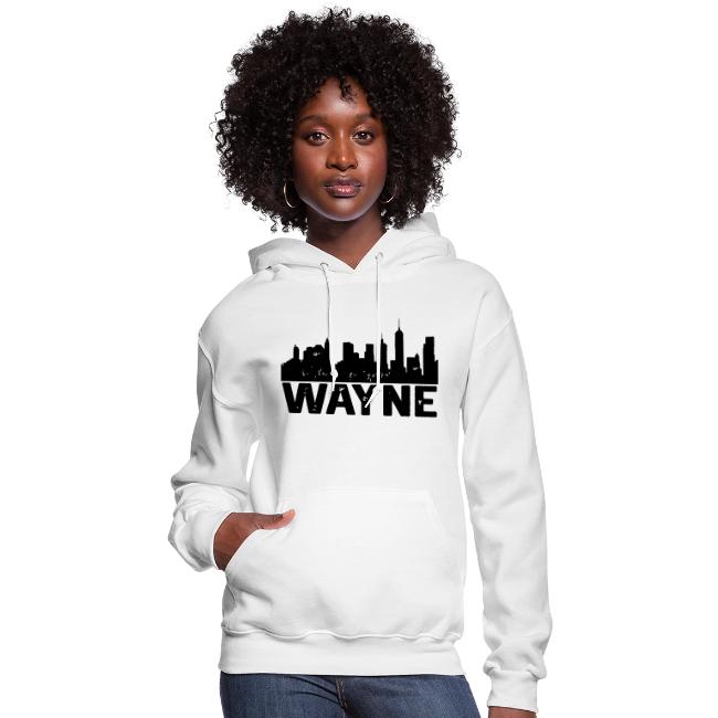 Wayne Skyline Black Wayne Michigan MI City Design