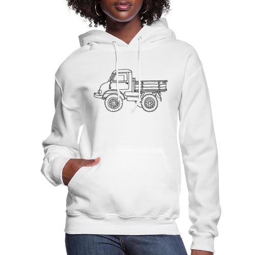 Off-road truck, transporter - Women's Hoodie