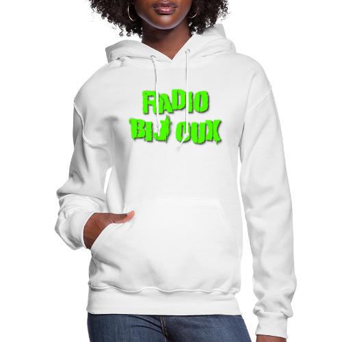 Radio Bioux Large Square Neon Green - Women's Hoodie
