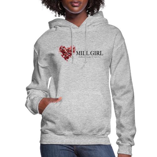 Mill Girl Block Print - Women's Hoodie