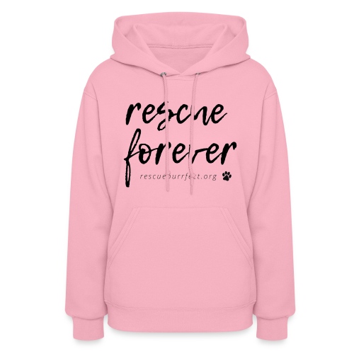 Rescue Forever Cursive Large - Women's Hoodie