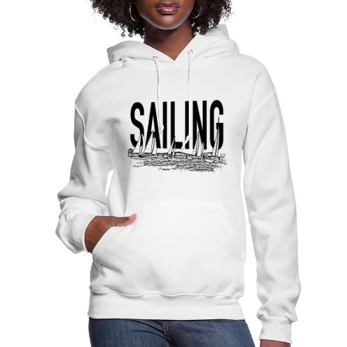 Sailing black - Women's Hoodie