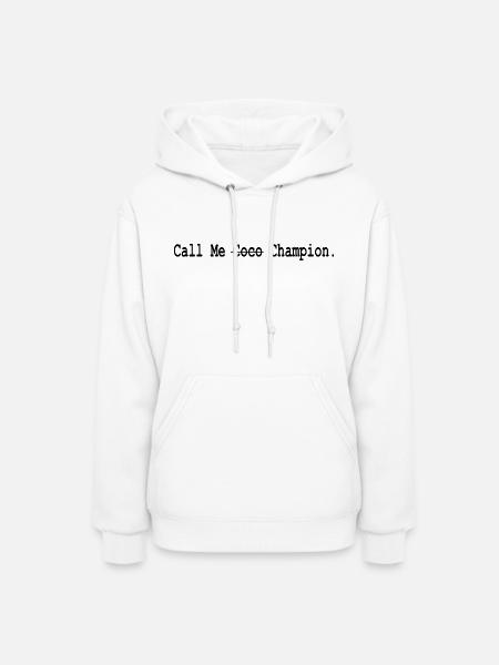 Coco Gauff call me coco champion - Women's Hoodie - white