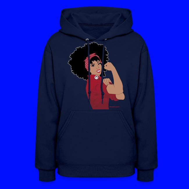 GlobalCouture WeCanDoIt RED Girl RGB png