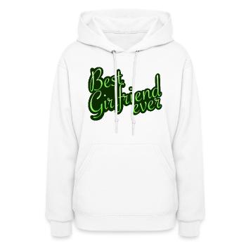 Best Girlfriend Ever - National Girlfriend Day - Women's Hoodie - white - Front - Camila (177cm)