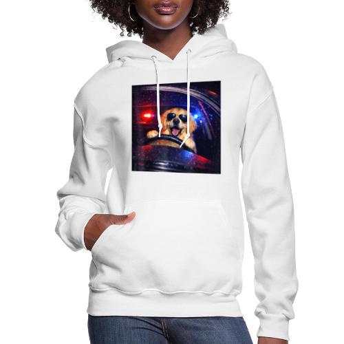 Funny Police Golden Retriever Meme Tee - Women's Hoodie