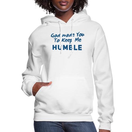 Christian Humility (blue) - Women's Hoodie