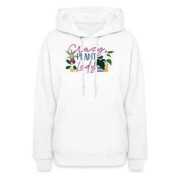 Gardener Plants - Women's Hoodie - white - Front - Camila (177cm)