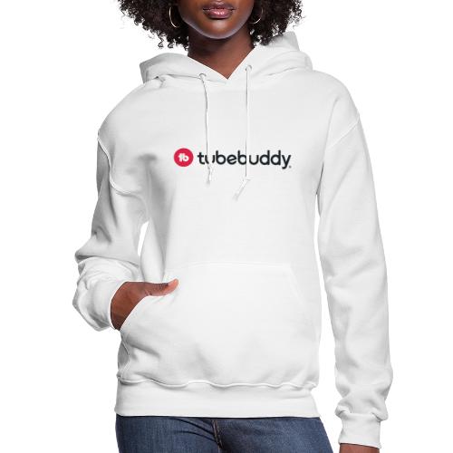 TubeBuddy Logo on Light - Women's Hoodie