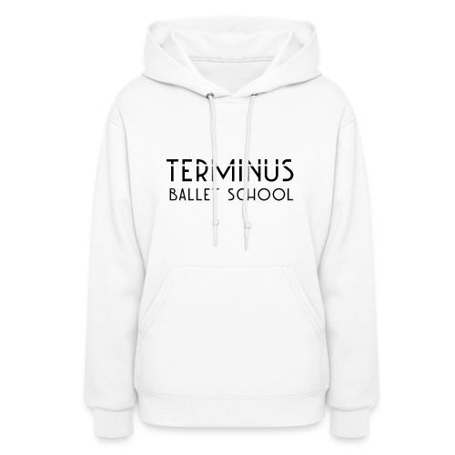 School Logo (black text) - Molleton à capuche pour femmes