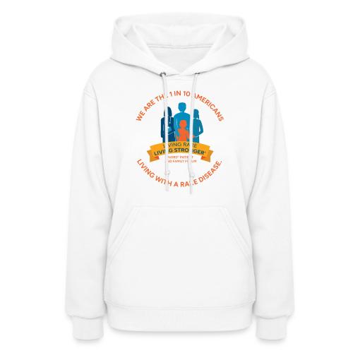 Living Rare, Living Stronger - Women's Hoodie